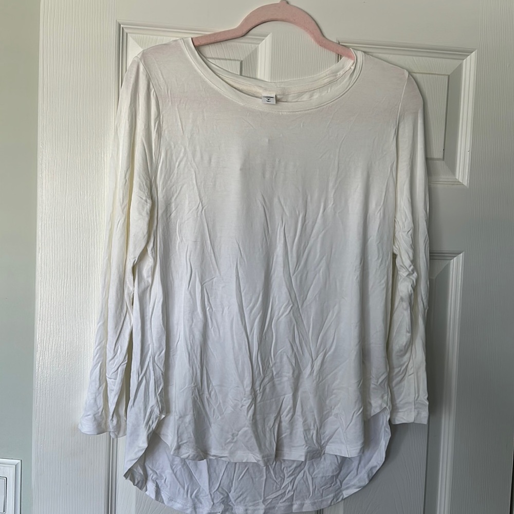Old Navy White Long Sleeve